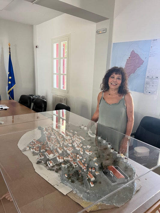 Rebuilding Memory: My Mother’s Clay Model of Agios Efstratios