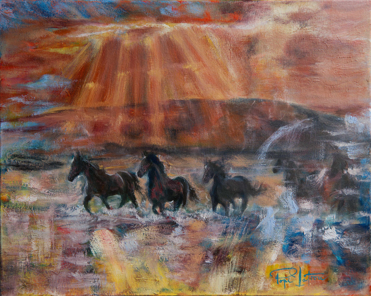 Freedom Reigns Original Canvas Painting