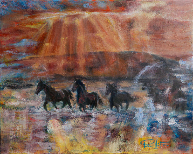 Freedom Reigns Original Canvas Painting