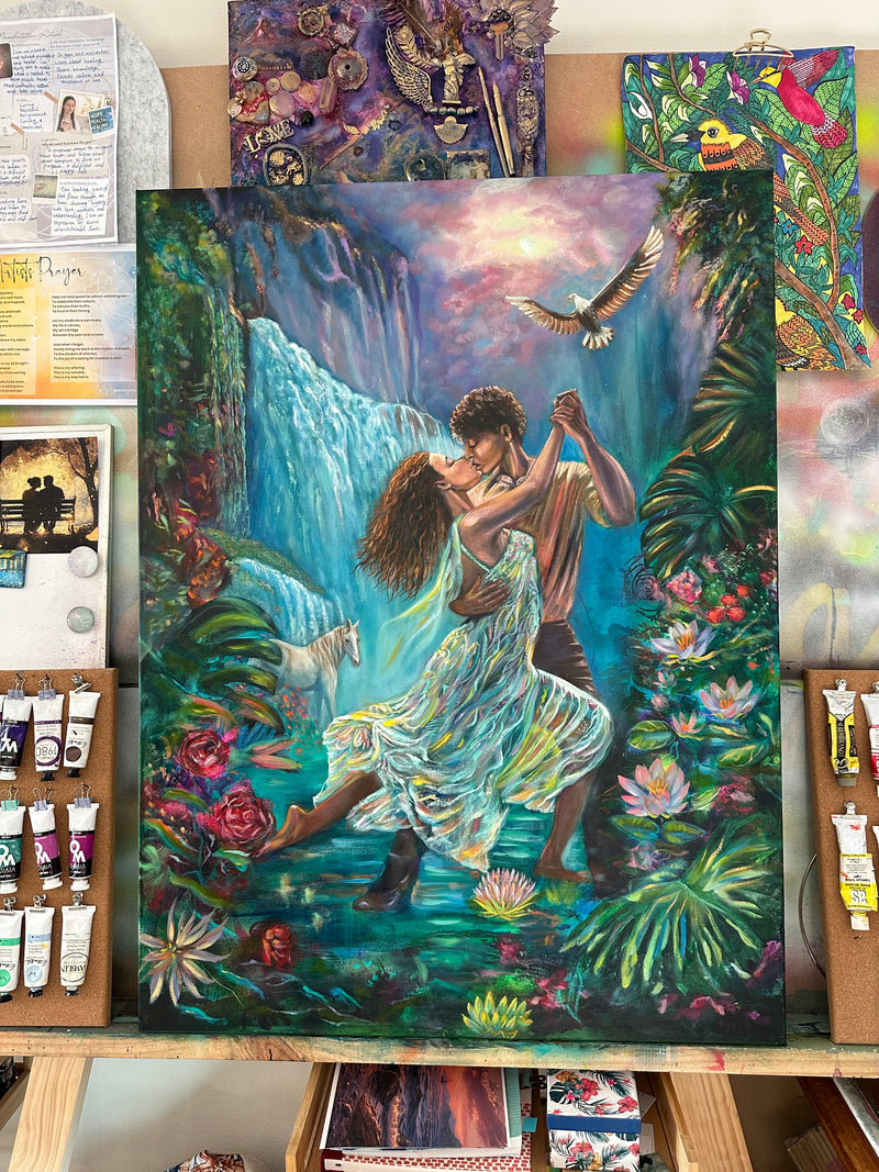 In Every Universe, You Original Canvas Painting