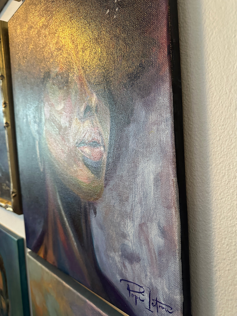 Soul Dreamer – Original Figurative Portrait Painting | Visionary Art by Popi Iatrou