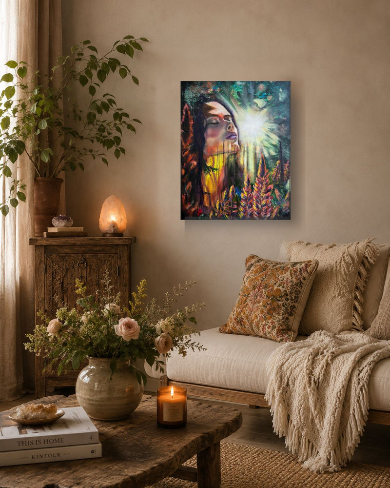 Inner Glow Original Canvas Painting