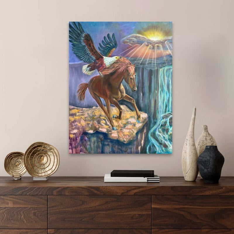 Leap of Faith Original Canvas Painting