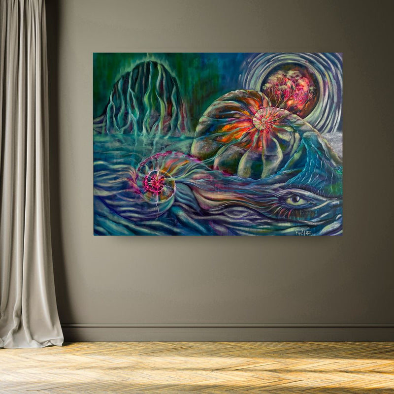 As Above, So Below – The River of Life Original Canvas Painting